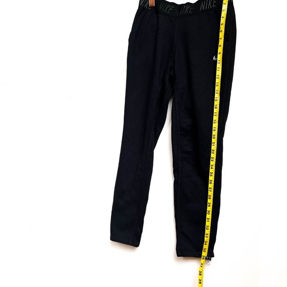 NIKE black athletic pants w/pockets + elastic waist band size S - Picture 4 of 6